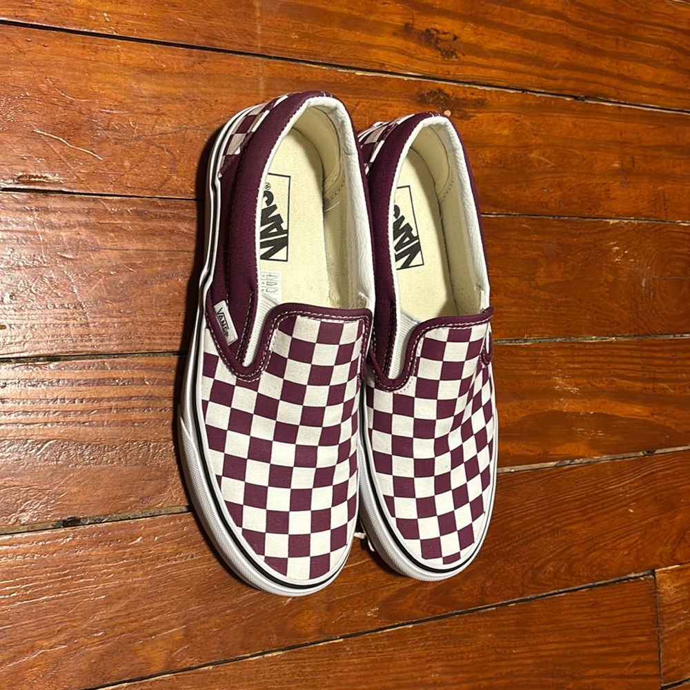 Checkered vans size 8 women's 6.5 men’s